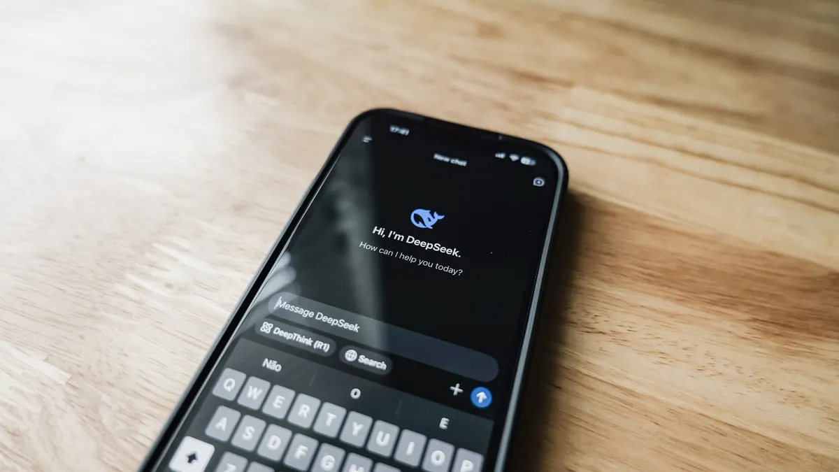 Best AI writing tools for blog content — Smartphone with AI Chat Interface Displayed