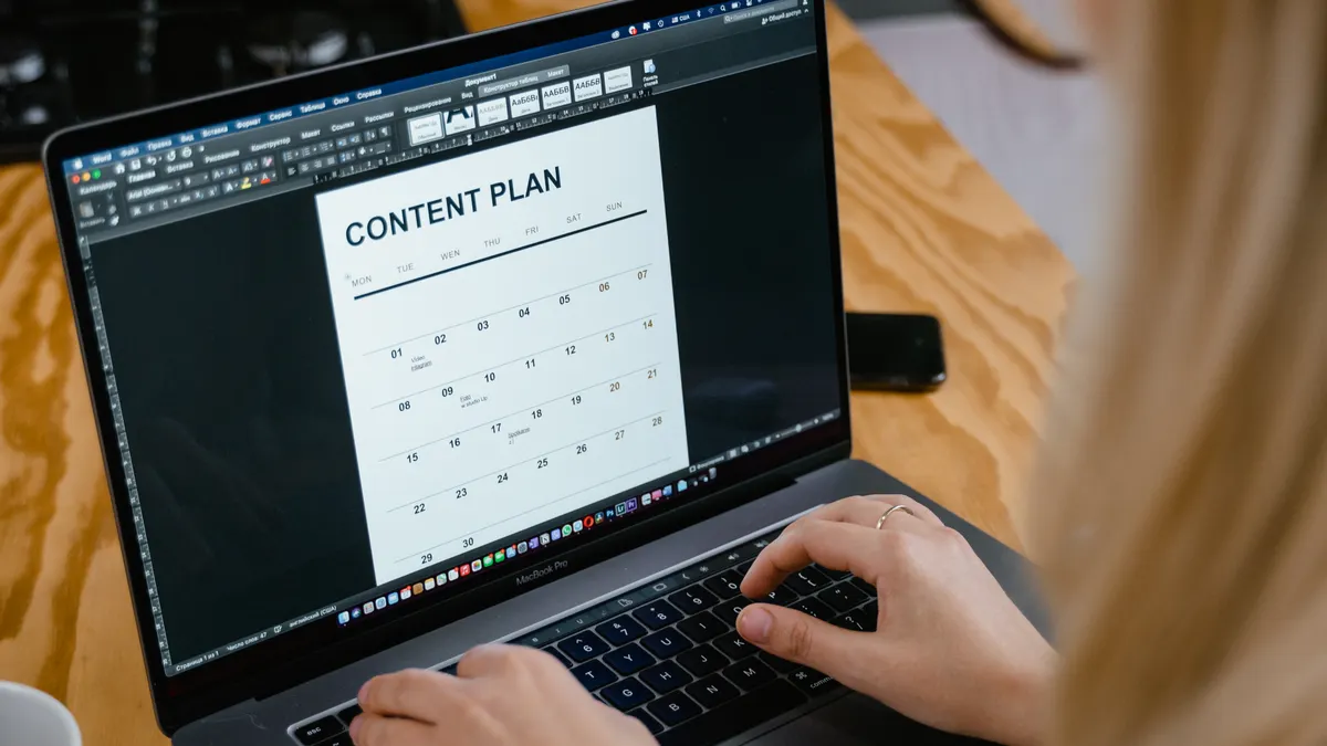 Best software tools for content planning — A Woman Making a Content Plan Using a Laptop